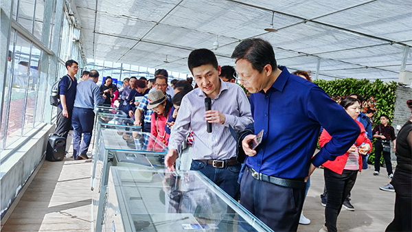 芭乐视频APP下载IOS下载网站副总经理陈曦向培训班介绍托普智能终端 芭乐视频APP下载IOS下载网站副总经理陈曦向培训班介绍托普智能终端